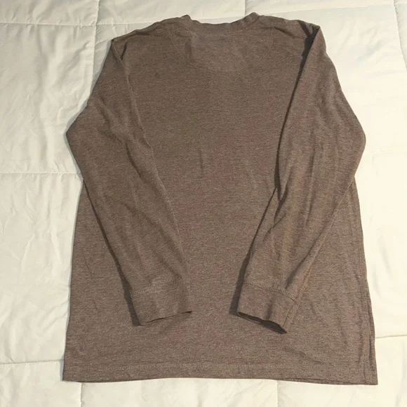 Weatherproof Henley Men’s Size L Light Brown The Vintage Henley - Picture 8 of 8